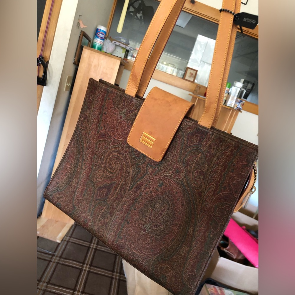 Etro Paisley Zip Tote